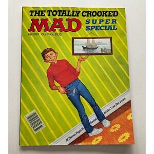 Mad Magazine Super Special Fall 1987 Vintage Totally Crooked